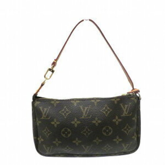 Louis Vuitton Pouch Pochette Bag Accessoires Handbag Monogram - Picture 1 of 8